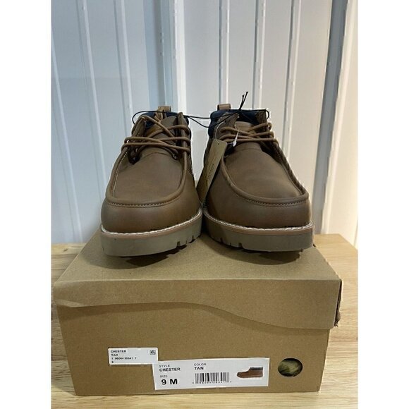 Weatherproof Vintage Chester Boots Men's. New In Box Color TAN - Picture 4 of 5